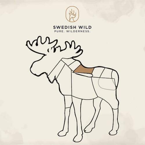 Swedish Wild Älg Älgryggbiff - Hel