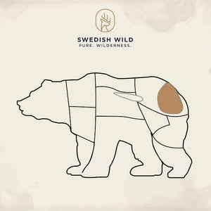 Swedish Wild Bear Bear Steak - Inner Thigh