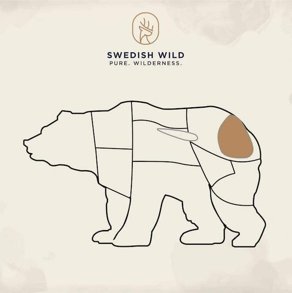 Swedish Wild Bear Bear Steak - Inner Thigh