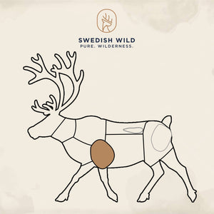 Swedish Wild Ren Rökt renbog - Hel
